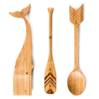 Bamboo Kitchen Utensils | Literary Themed Bamboo Kitchen Utensils: Literary Themed