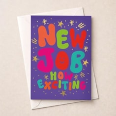 Large New Job Card - How Exciting Large New Job Card - How Exciting
