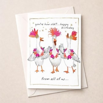 Large Birthday Card - You're How Old? Large Birthday Card - You're How Old?