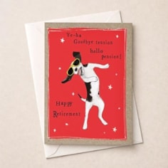 Large Retirement Card - Dog Large Retirement Card - Dog