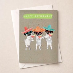 Large Retirement Card - Margarita Party