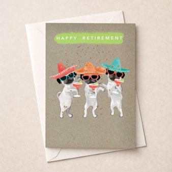 Large Retirement Card - Margarita Party