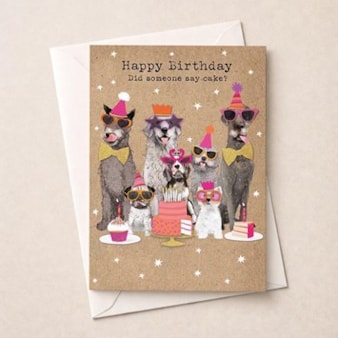 Large Birthday Card - Someone Say Cake?