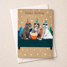 Large Birthday Card - Movie Night Large Birthday Card - Movie Night