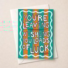 Large Sorry You're Leaving Card - You'Re Leaving Large Sorry You're Leaving Card - You'Re Leaving