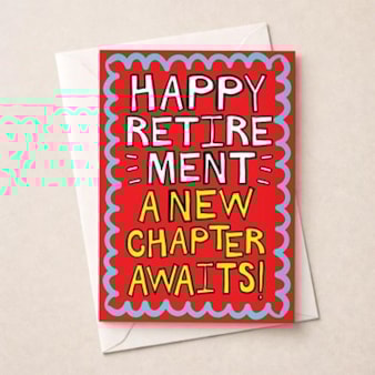 Large Retirement Card - Happy Retirement