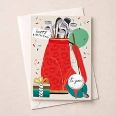 Large Birthday Card - Golf Large Birthday Card - Golf