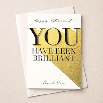 Large Retirement Card - You Have Been Brilliant Large Retirement Card - You Have Been Brilliant