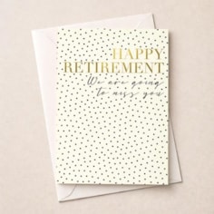 Large Retirement Card - Going To Miss You