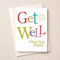 Large Get Well Soon Card - Get Well Soon Get Well Super Fast Please Large Get Well Soon Card - Get Well Soon Get Well Super Fast Please