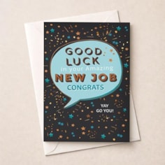 Large New Job Card - Speech Bubble Large New Job Card - Speech Bubble