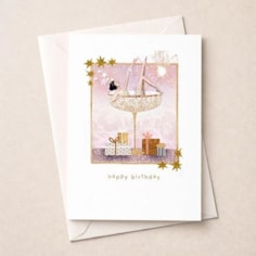 Birthday Card - Woman In A Cocktail