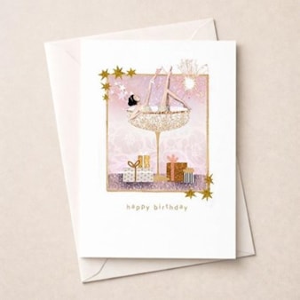 Birthday Card - Woman In A Cocktail