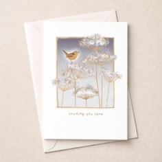 Thinking Of You Card - Flowers