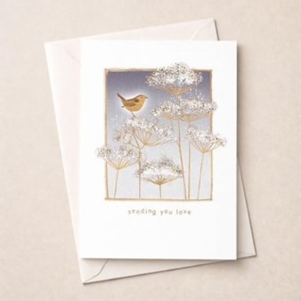 Thinking Of You Card - Flowers