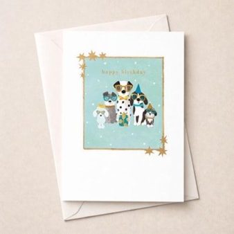 Birthday Card - Cute Dogs