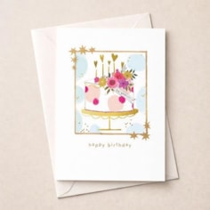 Birthday Card -  Cake