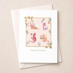 Birthday Card -  Cute Cats
