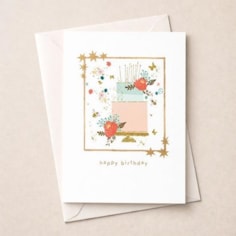Birthday Card -  Cake
