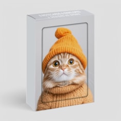 Notecard Set - Cats Yellow