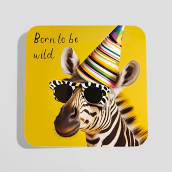Drinks Coaster - Born To Be Wild Drinks Coaster - Born To Be Wild