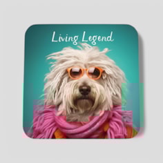 Drinks Coaster - Living Legend Drinks Coaster - Living Legend