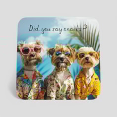 Drinks Coaster - Did You Say Snacks?
