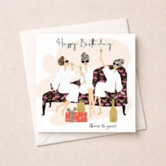 Birthday Card - Spa Birthday Card - Spa