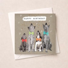 Birthday Card - Singing Dogs Birthday Card - Singing Dogs