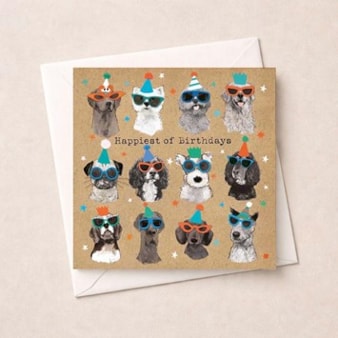 Birthday Card - Cool Dogs Birthday Card - Cool Dogs