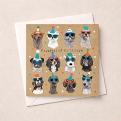 Birthday Card - Cool Dogs