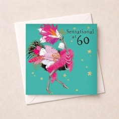 Age 60 Birthday Card - Sensational at 60