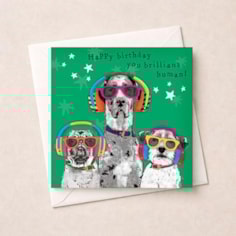 Birthday Card - Happy Birthday Brilliant Human Birthday Card - Happy Birthday Brilliant Human