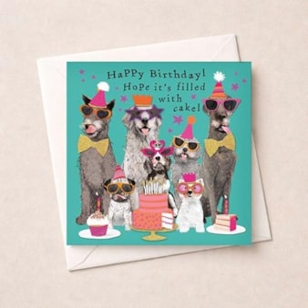 Birthday Card - Happy Birthday Filled With Cake Birthday Card - Happy Birthday Filled With Cake