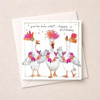 Birthday Card - You're How Old?