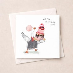 Birthday Card - Baking Goose Birthday Card - Baking Goose