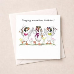 Birthday Card - Flapping Marvelous