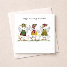 Birthday Card - Happy Ducking birthday