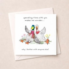 Anniversary Card - Spending Time With You Anniversary Card - Spending Time With You