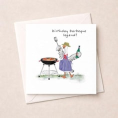 Birthday Card - BBQ Goose
