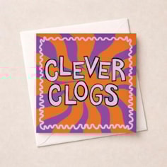 Congratulations Card - Clever Clogs