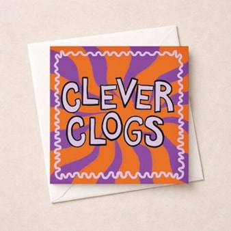 Congratulations Card - Clever Clogs