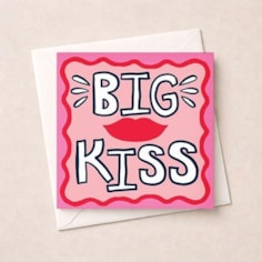 Anniversary Card - Big Kiss Anniversary Card - Big Kiss