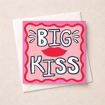 Anniversary Card - Big Kiss Anniversary Card - Big Kiss