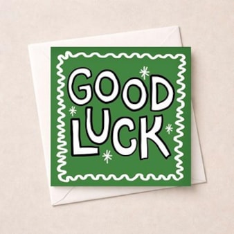 Good Luck Card - Good Luck