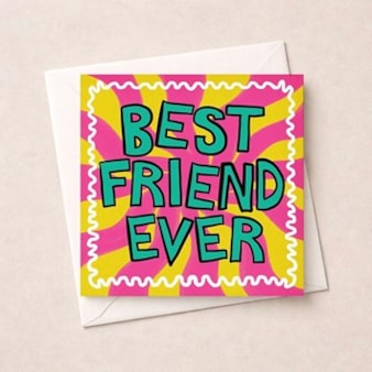 Friendship Card - Best Friend Ever Friendship Card - Best Friend Ever