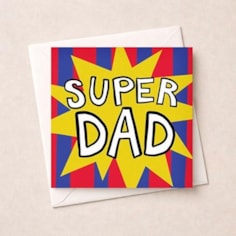 Dad Birthday Card - Super Dad Dad Birthday Card - Super Dad