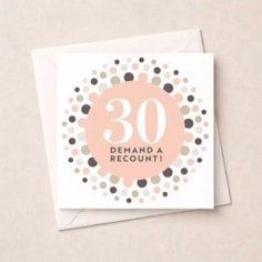 Age 30 Birthday Card - 30 Demand A Recount! Age 30 Birthday Card - 30 Demand A Recount!