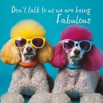 Open Card - Fabulous Dogs Open Card - Fabulous Dogs