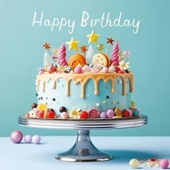 Birthday Card - Birthday Cake Birthday Card - Birthday Cake